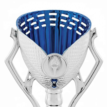 Trofeo Copa Zafiro Plateada con Interior Azul - Participación