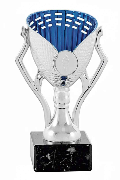 Trofeo Copa Zafiro Plateada con Interior Azul - Participación