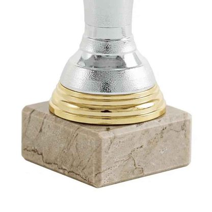 Trofeo Copa Victoria con Asas Plateado y Dorado