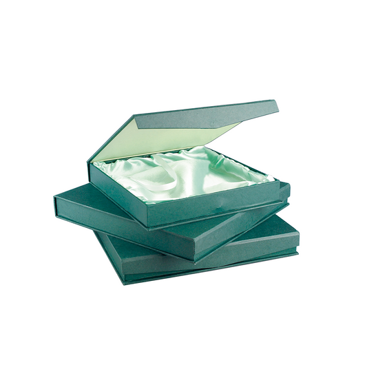 Estuche Verde para Bandejas Redondas Conmemorativas