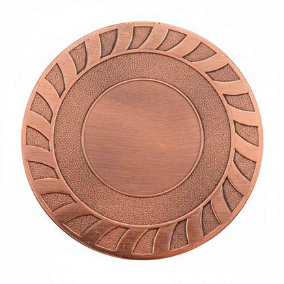 Medalla Metal Diseño Rayos 70mm