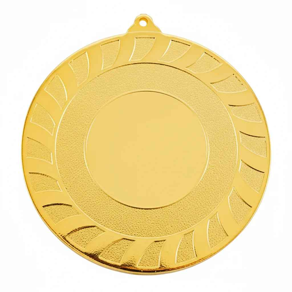 Medalla Metal Diseño Rayos 70mm