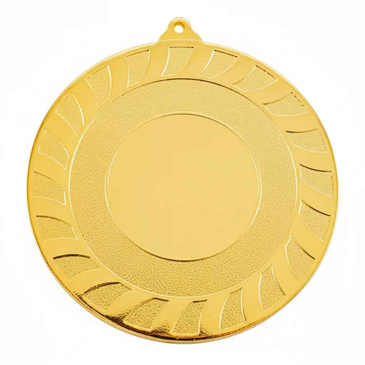 Medalla Metal Diseño Rayos 70mm