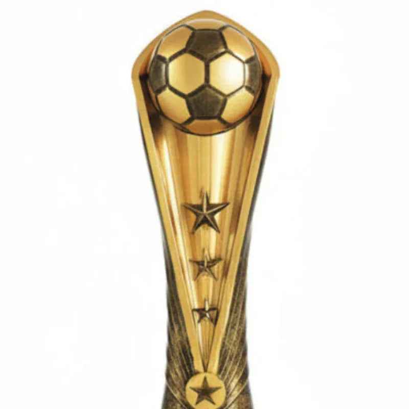 Trofeo Copa Balón Dorado con Estrellas