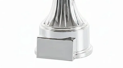 Trofeo Copa Fútbol Balón Plateado - TROFEOS ROBLES 