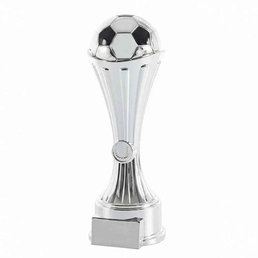 Trofeo Copa Fútbol Balón Plateado