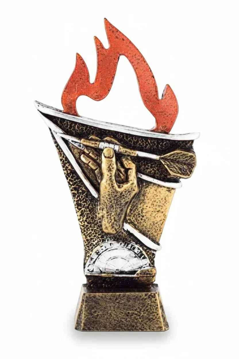 Trofeo Dardos con Llamas