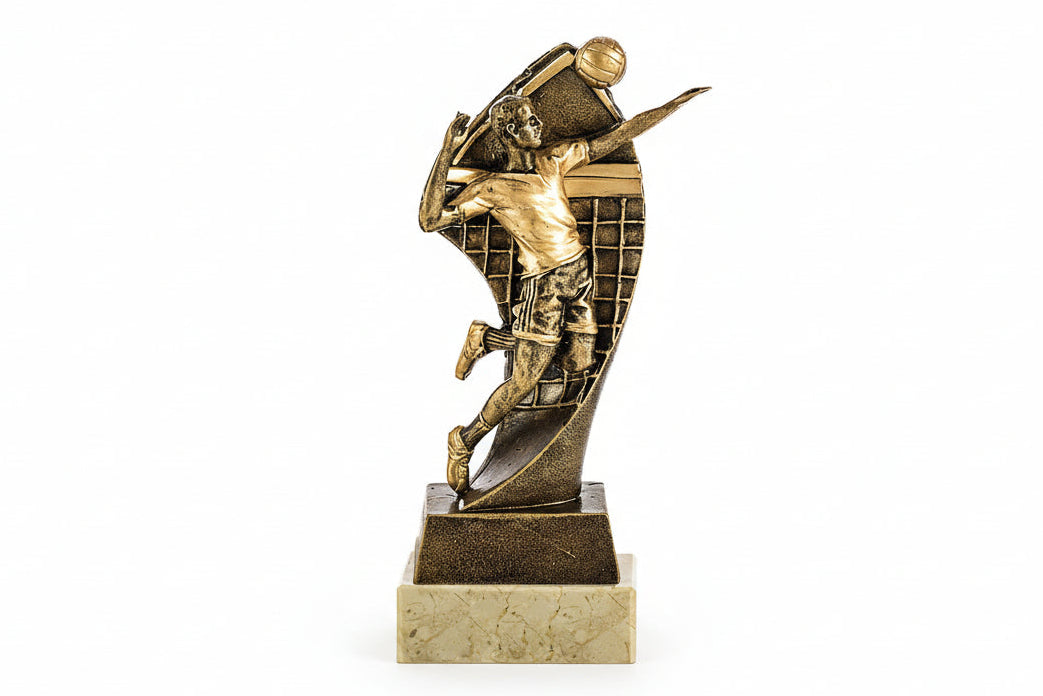 trofeo voleibol dorado-trofeos-robles